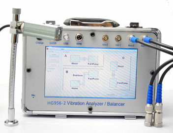 Vibrazione dell'analizzatore/compensatore di vibrazione HG956-2 e localizzazione del guasto del cuscinetto di Multi-parametro di analisi dello spettro di rumore