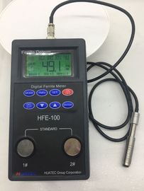 Tester ultrasonico del contenuto della ferrite del rivelatore del difetto di induzione elettromagnetica