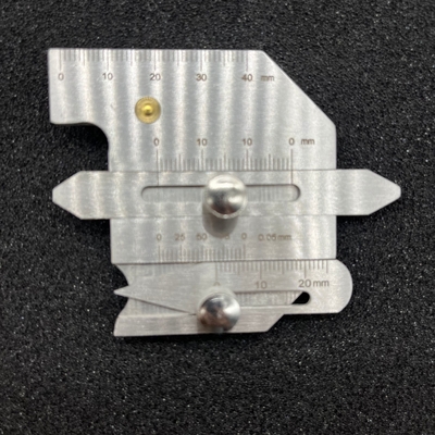 Bordo di V-Wac che morde ciao-Lo il calibro di saldatura della cucitura di Aws di micrometro dello specchio di ispezione del calibro Mg-11