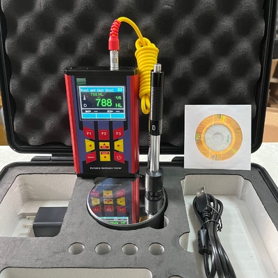 Il tester portatile di durezza della batteria ricaricabile dell'affissione a cristalli liquidi di colore ha personalizzato il materiale per i metalli