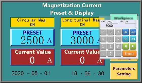 CC di CA della macchina di ispezione della particella magnetica di HMP-4000DC che magnetizza 4000 amp