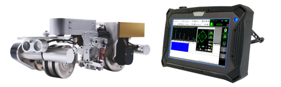 Tester magnetico TG-M70 di misura di spessore di corrosione del cingolo di strisciamento magnetico di EMAT