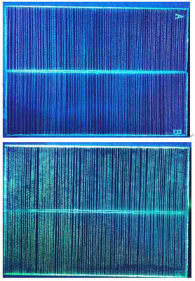 Pannelli di sensibilità a NiCr gemelli TypeIASTM E1417 AMS 2647D ISO 3452 JIS Z 2343-3