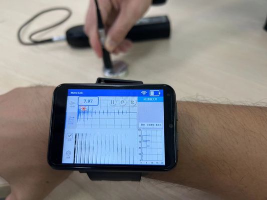 Una scansione B scansione EMAT Air Coupling Ultrasonic Spessore Gauge con superficie ad alta temperatura