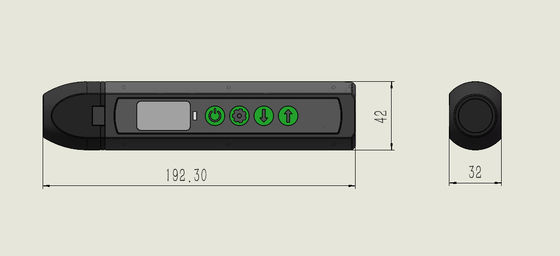 RS485 Ethernet Non contatto senza accoppiamento Eco singolo Eco doppio EMAT Ultrasuono Spessore TG-14D