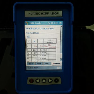 Rivelatore tenuto in mano HXRF-120DP di PMI SI-PIN dell'identificazione dell'analizzatore della lega/lega
