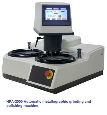 Un Plc di 6 campioni controlla il singolo disco metallografico della levigatrice e della macinazione automatico